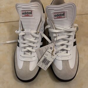 Adidas Samba White and Black Sneakers
